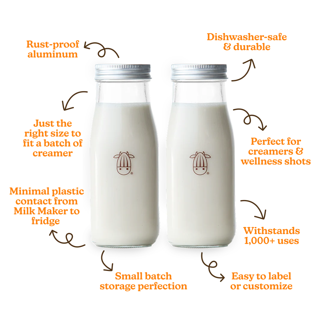 Glass Creamer Bottles - Set of 2 - Image 8