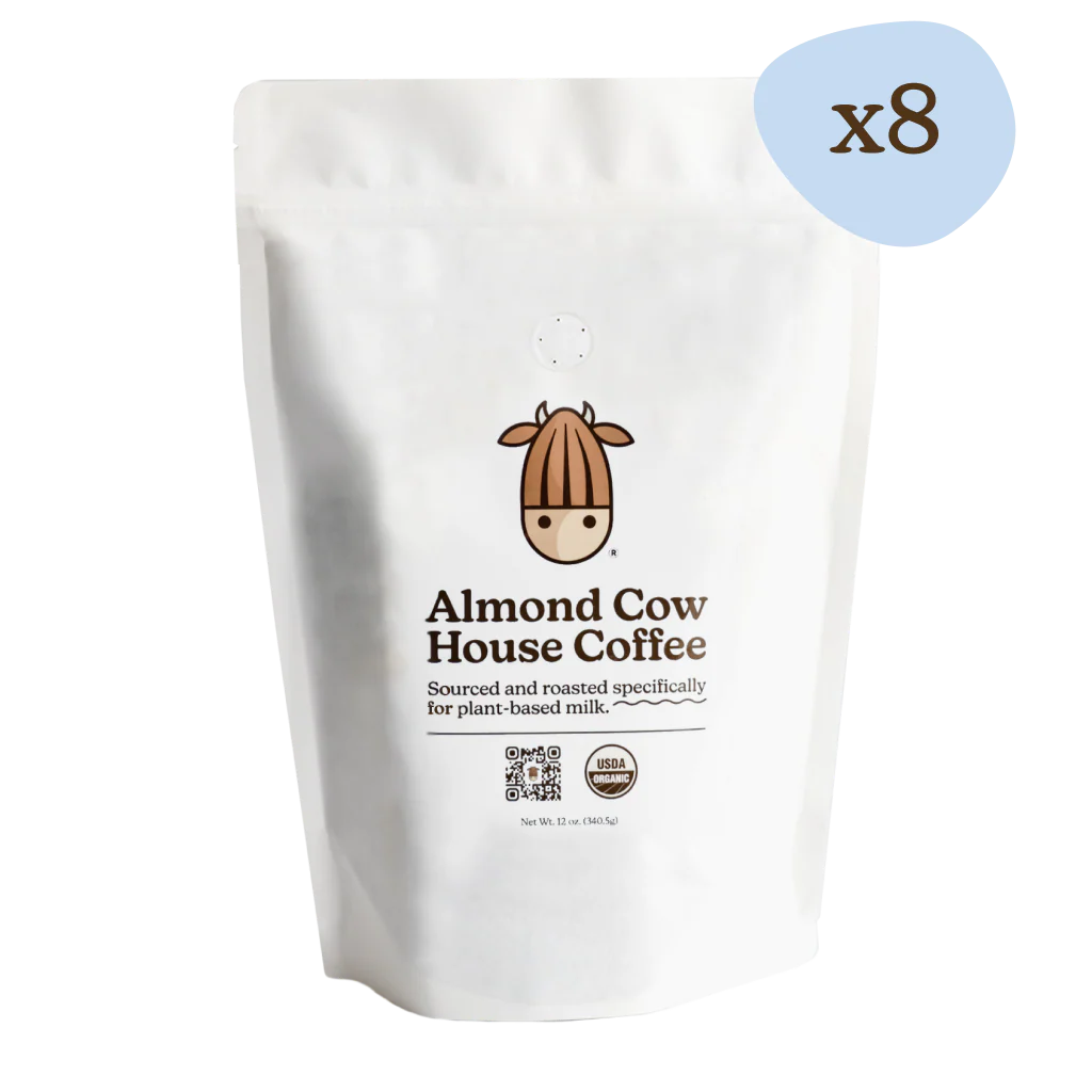 Case of Almond Cow Organic House Coffee - 5 lbs