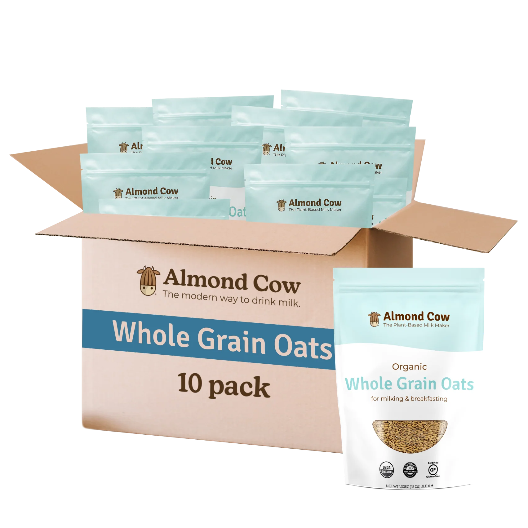 Case of Organic Whole Grain Oats - 30 lbs