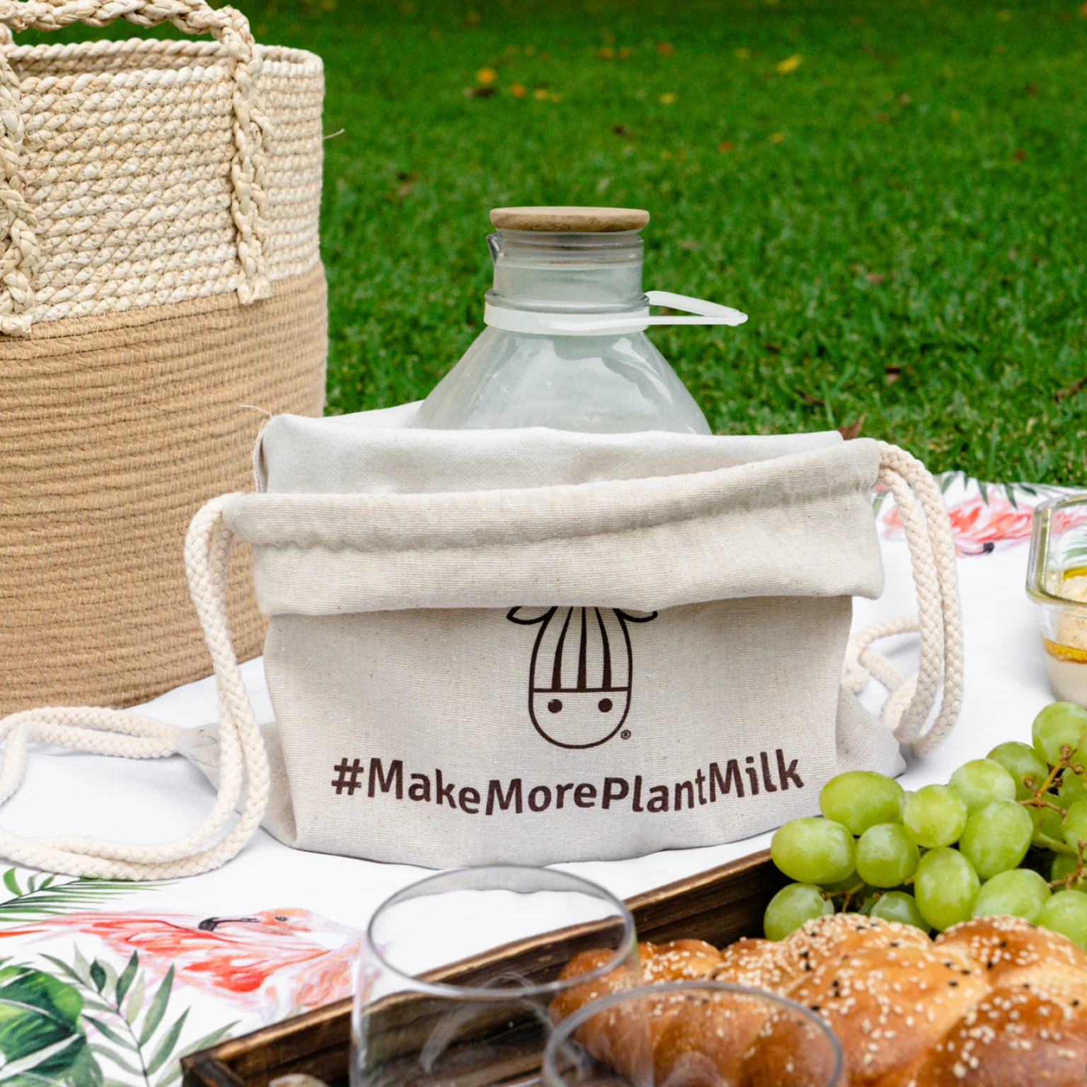 Almond Cow Reusable Storage Bag - Image 7